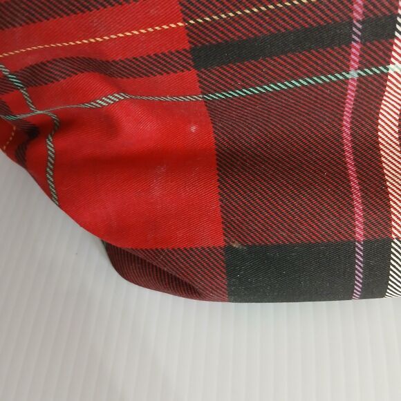 Victoria's Secret Tote Bag Limited Edition 2020 Red Plaid 18 x 12" Cotton - Picture 10 of 10